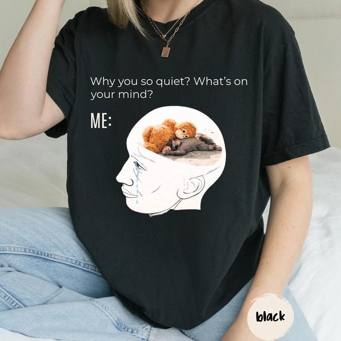 Punch Monkey Viral Meme Shirt – Funny Animal Graphic Tee L