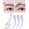 4Pcs/set Stainless Steel Eyebrow Trimmer Scissors With Comb, Beauty Tools, Unisex, Eyebrow Scissors Makeup Tool