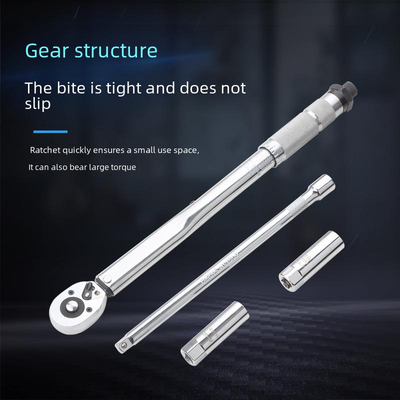 Hochpräziser, verstellbarer Drehmomentschlüssel mit Zündkerzenstecker für die Autoreparatur