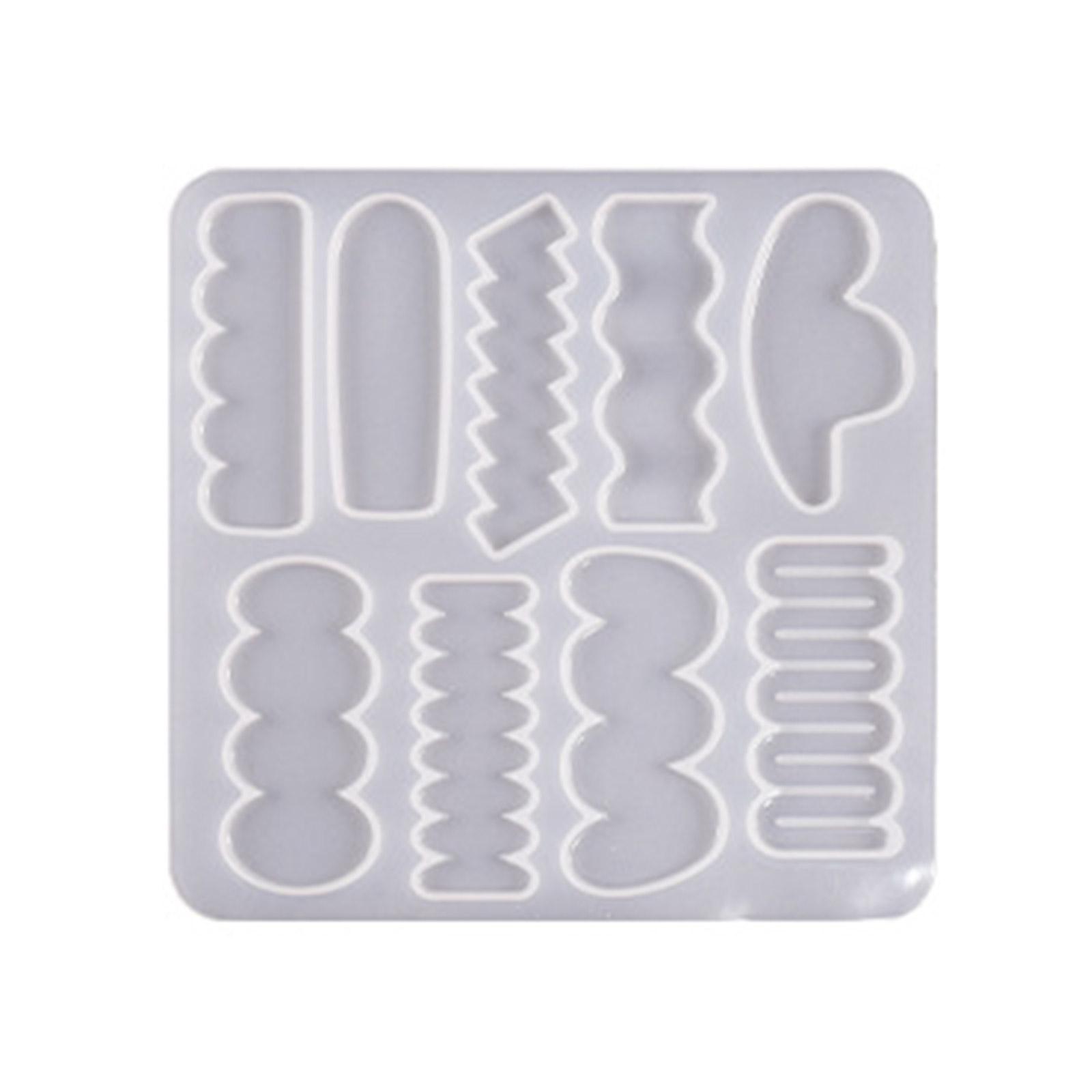 

Заколки для волос неправильной формы своими руками Литейные формы Форма для заколок для волос Форма для заколок из силиконовой смолы Форма для заколок из эпоксидной смолы Форма для кристаллов агата 5