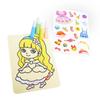 Kids' Creative Sand Painting Kit: Dinosaurs & Princesses for Ages 3-6