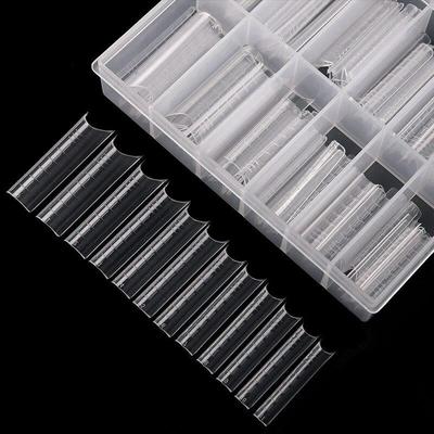 120 stks/doos Nail Art Schaal Quick Fototherapie Kristal Uitgebreide Nagel Gel Mold Volledige Cover Acryl Schoonheid DIY Gereedschap