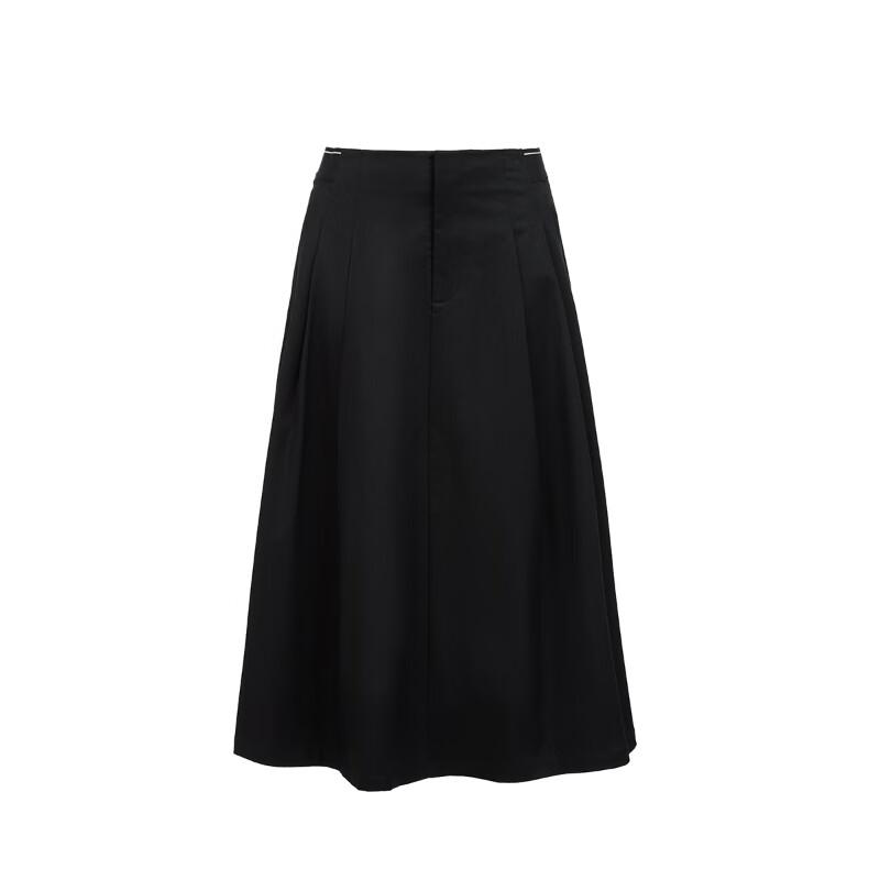 Veromoda Elastic Waist Lyocell-Blend A-Line Skirt