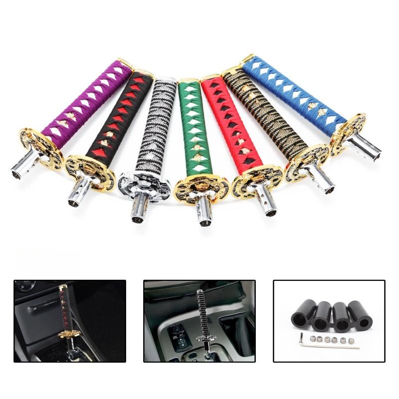 Universeller Auto-Schaltknauf aus Aluminiumlegierung - Katana-Schalthebelknauf JDM Racing Style Schalthebel für Schaltgetriebe
