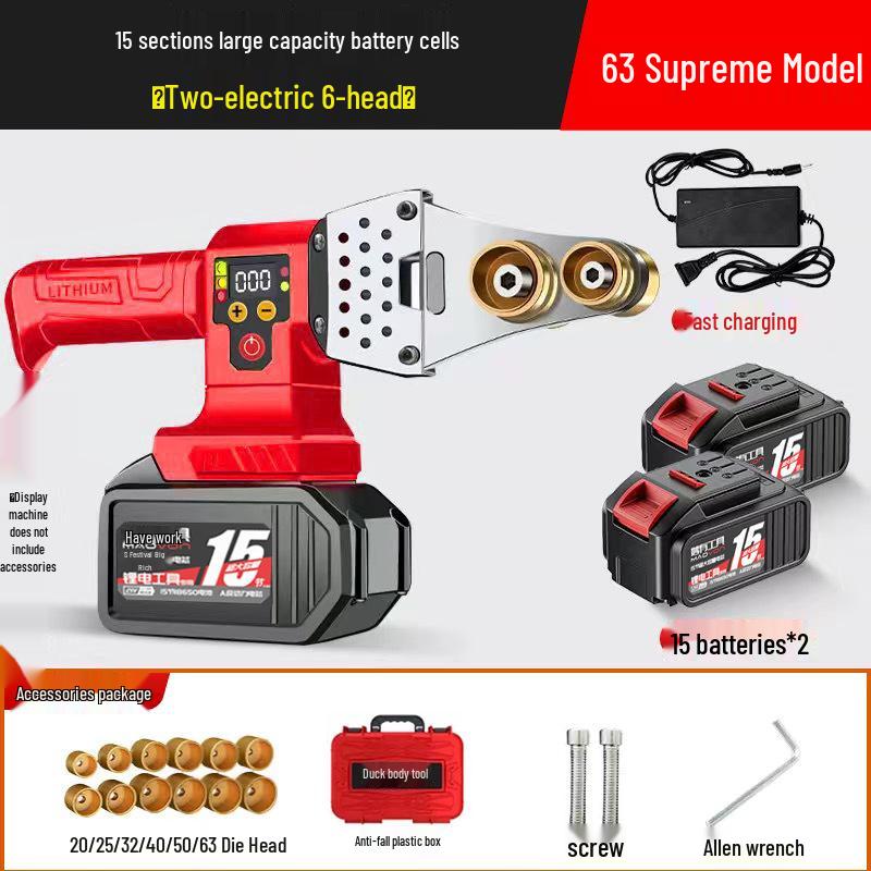 Household PPR Hot Melt Pipe Welder for Heating and Hydropower Engineering