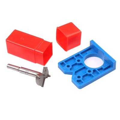 35mm Hinge Drilling Jig Concealed Guide Hinge Hole Drilling Guide Locator Carpentry Woodworking