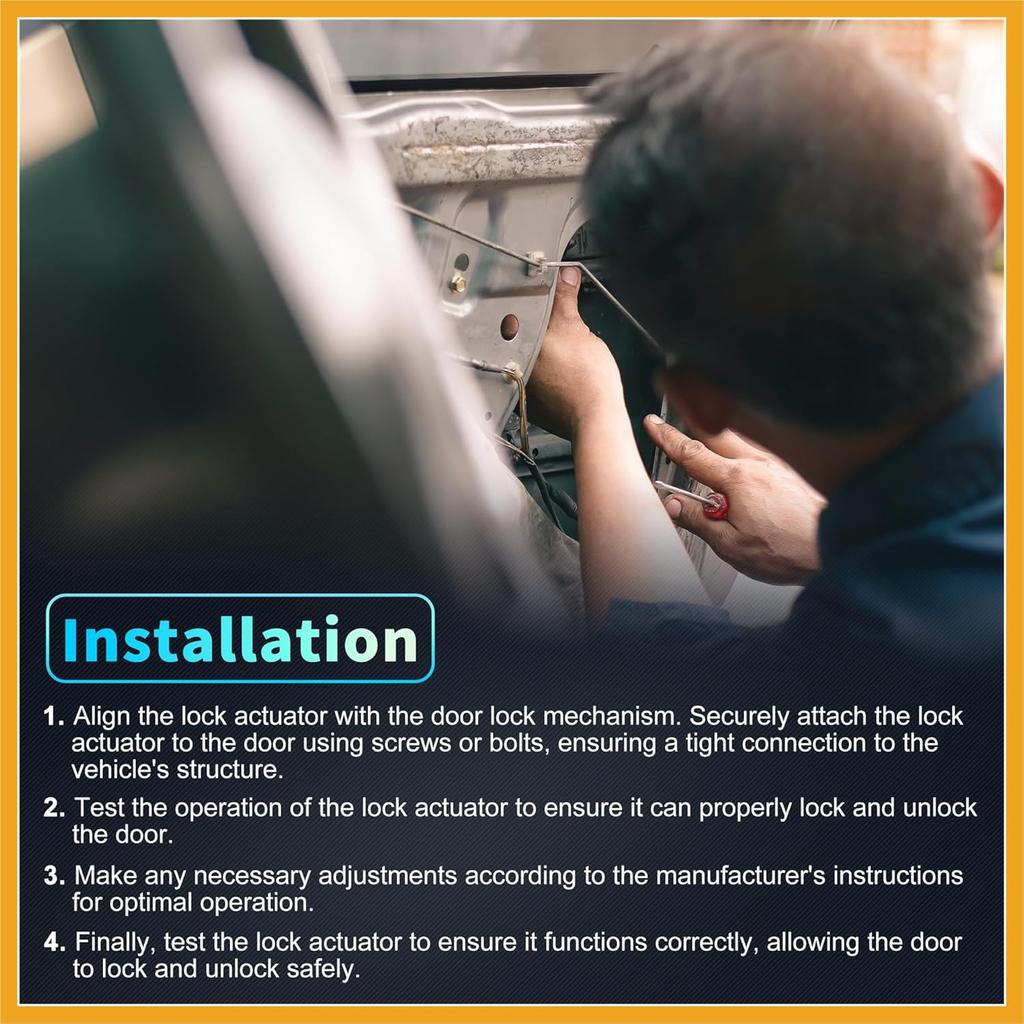 Replacement Front Left Driver Side Power Door Lock Actuator Motor for Chevrolet Aveo 04-11 for Chevrolet Aveo5 Door Latch Actuator Assembly Replace