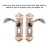 European Style Retro Aluminum Alloy Vintage Door Lock Interior Anti Theft Room Door Lock