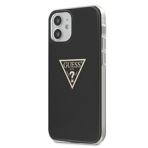 Guess Guhcp12Spcumptbk Iphone12 Mini 5,4 Czarny/Black Hardcase Metallic Collection