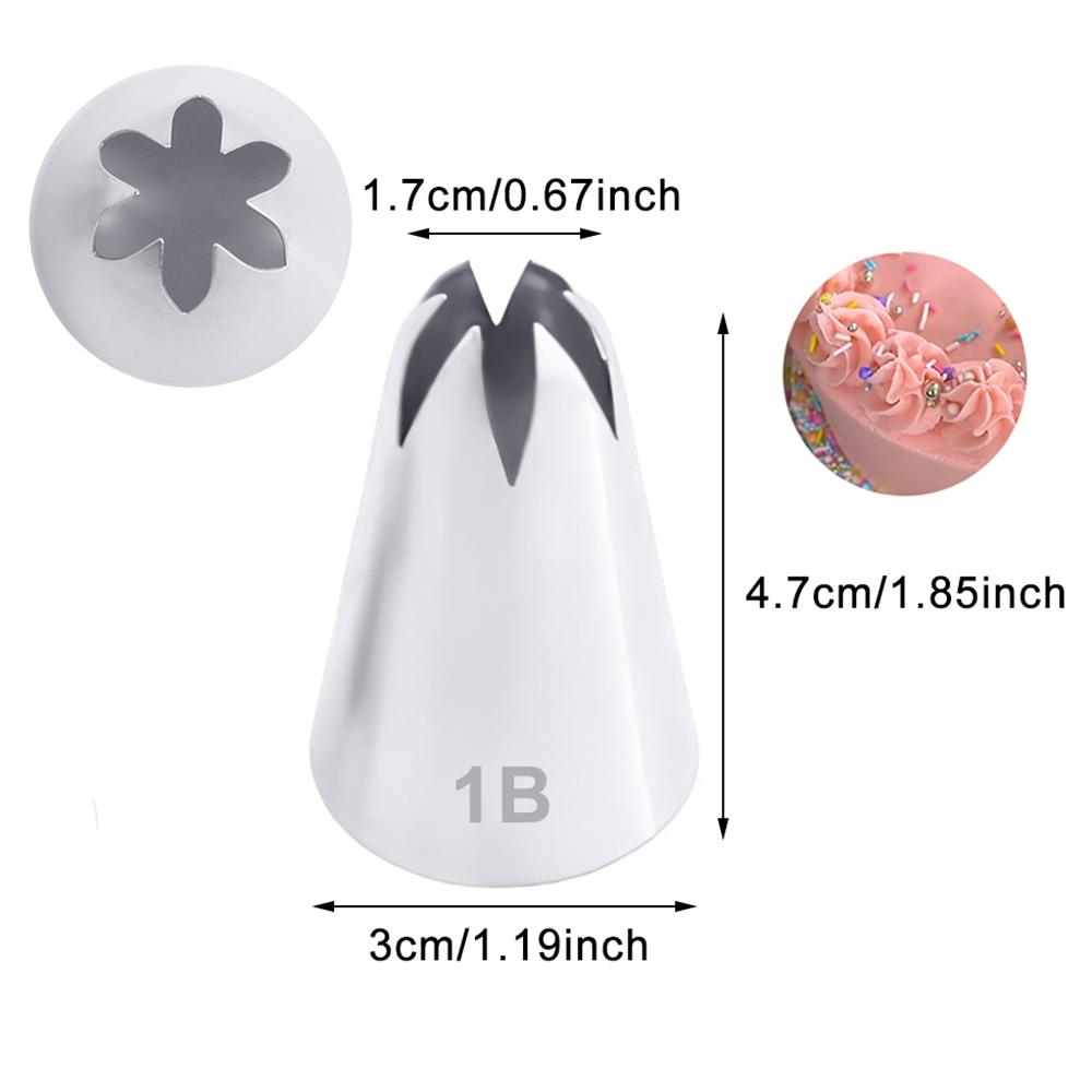 1pcs # 1c # 1b # 1g # 1e Large Rose Cake Tips Set Cream Decoration Icing Piping Pastry Nozzles Cupcake Decorating Tool Bakeware
