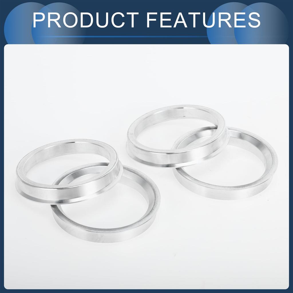 INFINAUTO Hub Centric Rings 54.1mm Inner to 64.1mm Outside Diameter Vehicle Wheel Hub Rings Aluminum Alloy 4pcs