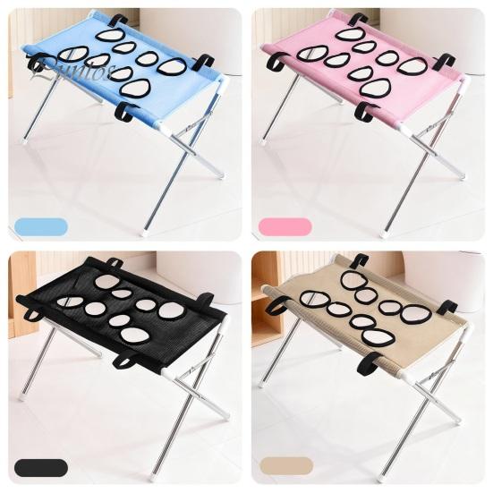 Dog Nail Trimming Helper Pet Grooming Table, Hammock with Foldable Stand, 4-Hole or Multi-function 8-Hole, Washing Station for Cats, Small Dogs,