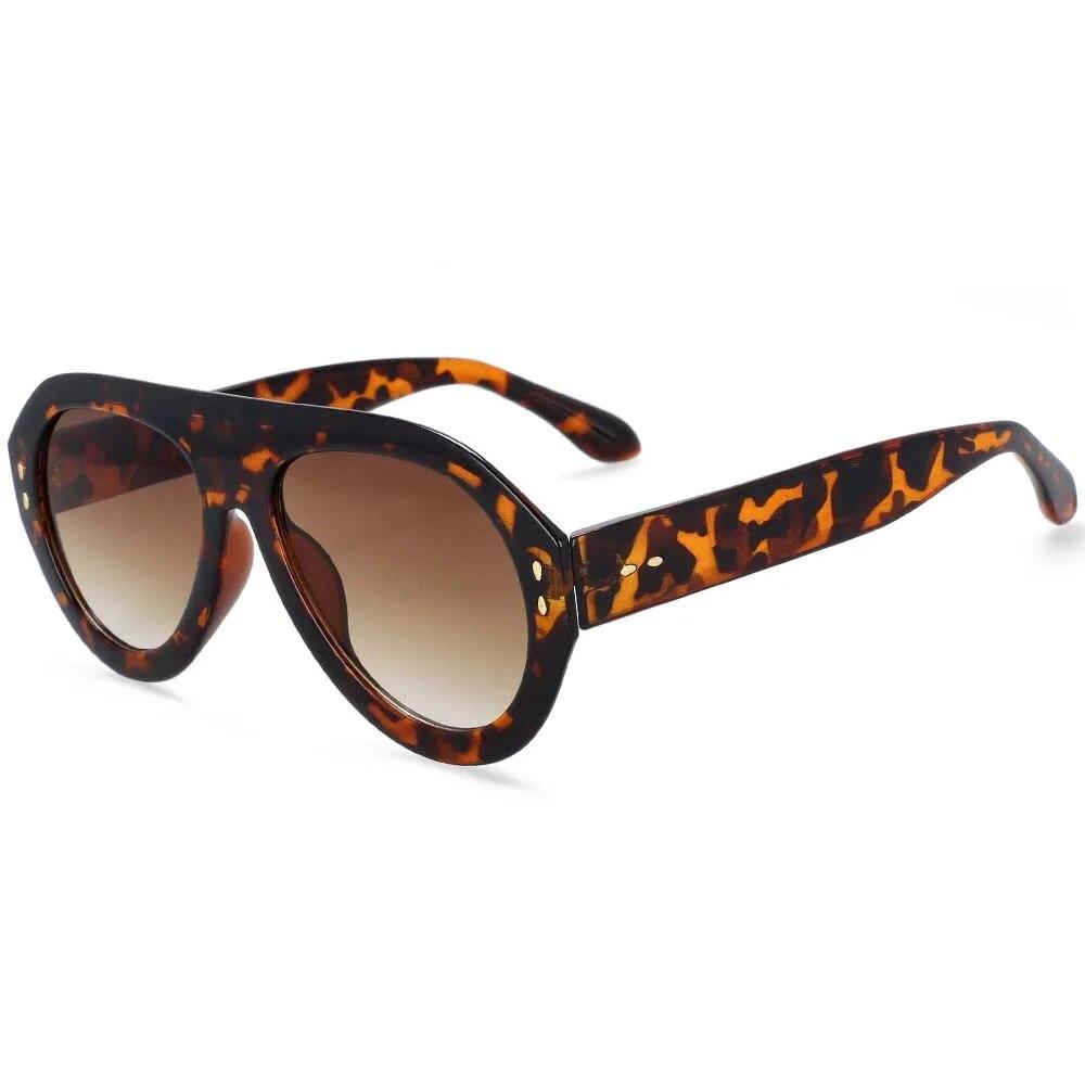 Oversized Sunglasses Fashion Women Brand Goggle Shades Uv400 Vintage Glasses