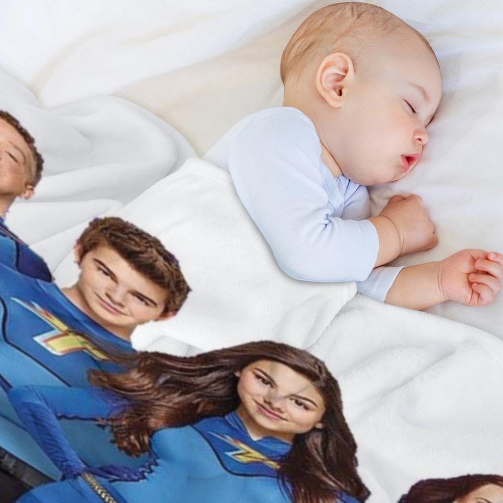 Coperta da letto multiuso per Halloween, motivo: Thundermans