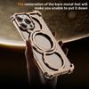 Apple 16 ProMax Magnetic Rotating Metal Phone Case for iPhone 15