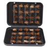 40-teiliges Fliegenfischköder-Set aus Edelstahl mit Aufbewahrungsbox, Fischzubehör