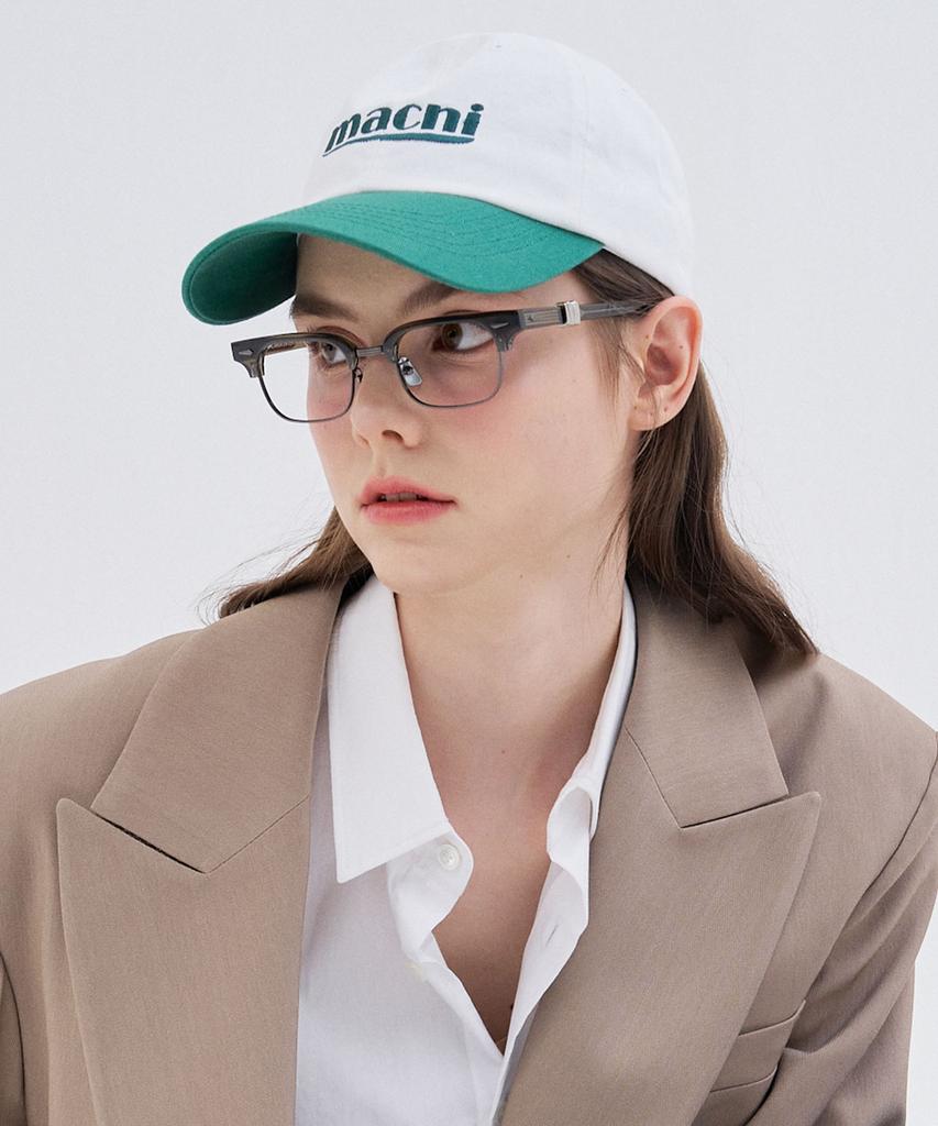 Makeuni Signature Logo Mix Ball Cap_Green