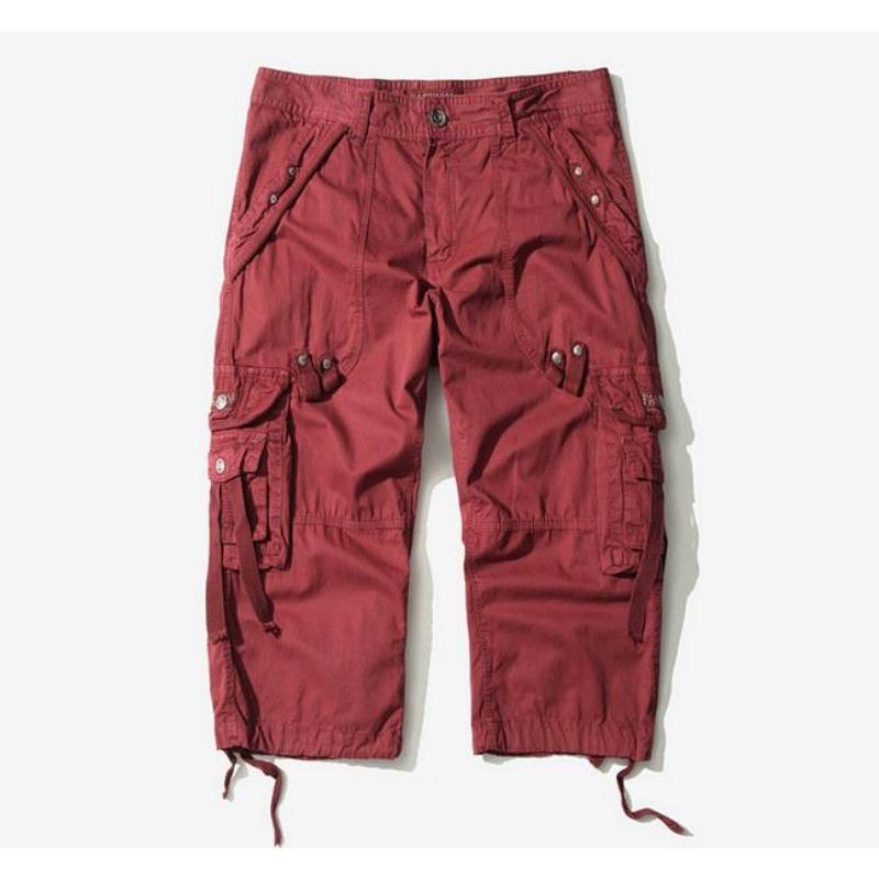 Sommer Camouflage Lose Cargo-Shorts Männer Camo Sommer Kurze Hosen Homme Cargo-Shorts Ohne Gürtel