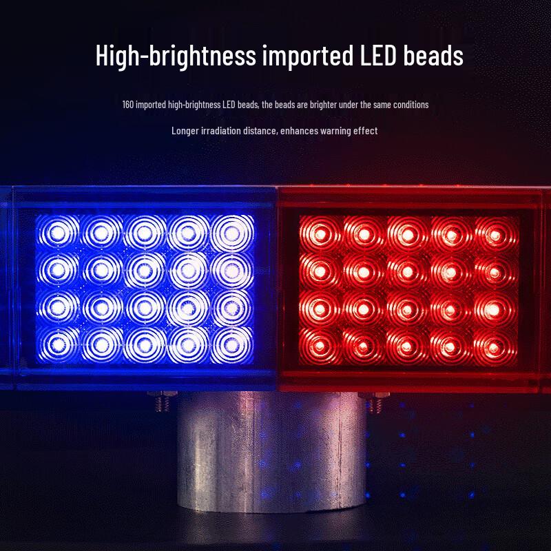 Solar LED Traffic Warning Light