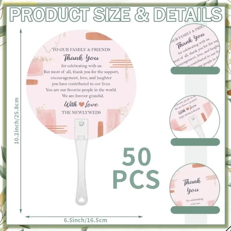 K1AE 10pcs Wedding Hand With Grateful Words Perfect For Guests At Ceremonies Parties And Birthdays