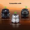 Haoge LH-X35 Bayonet Metal Square Lens Hood Shade for Fujifilm Fujinon XF 35mm F2 R WR (XF35mmF2), XF 23mm F2 R WR (XF23mmF2), and XC 35mm F2 (XC35mmF