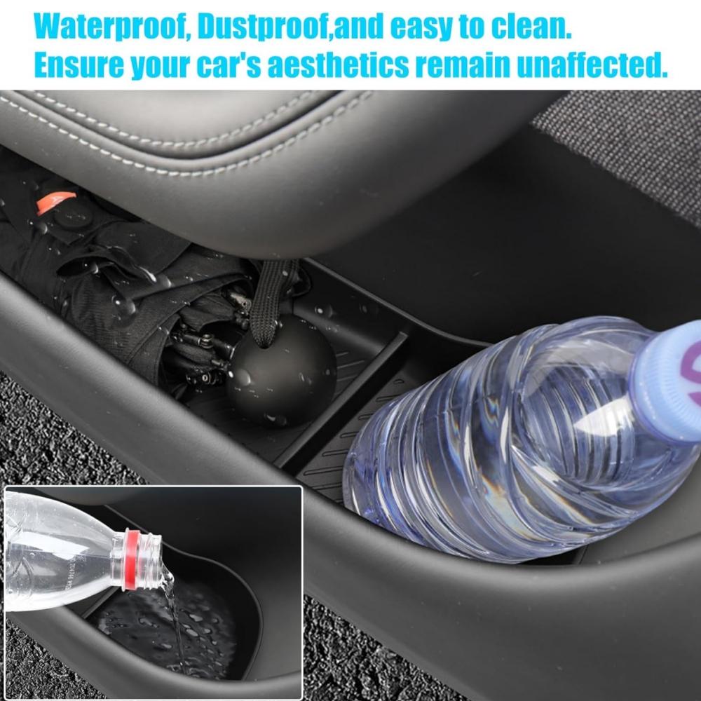 Door Side Storage Box Front Rear Door Handle Armrest Tray Organizer For Tesla Model 3 Model Y Model S Model X 2025 Highland