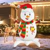 1 Stück 50 Zoll Weihnachts-Schneemann stehend Folienballon, Weihnachtsfeier Dekorationsballon, Feiertagsveranstaltung und Szenendekoration