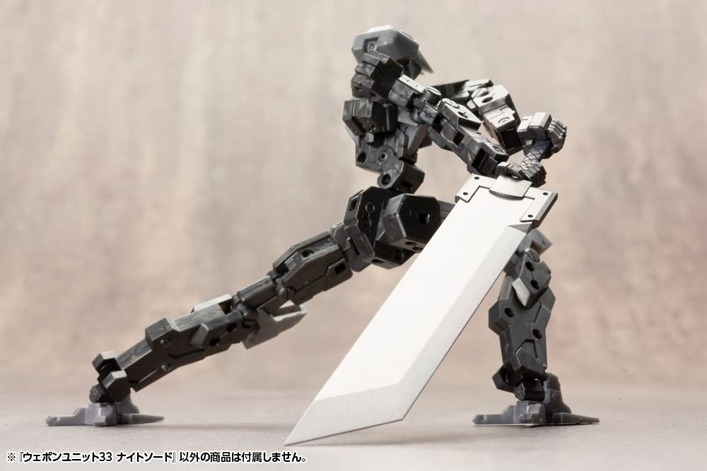 KOTOBUKIYA Modeling Support Goods Weapon Unit 33 Night Sword Total Length 89mm Plastic Model M.S.G Approx. Non-Scale