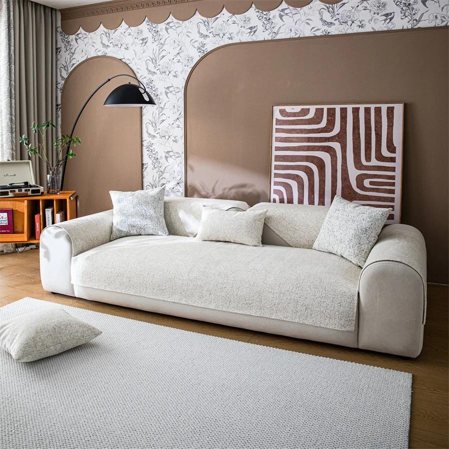 

Современный коврик для диванной подушки, защитные чехлы для диванов, толстое полотенце для стула, мягкий чехол для дивана из синели для домашнего декора для гостиной 30x50cm pillowcase