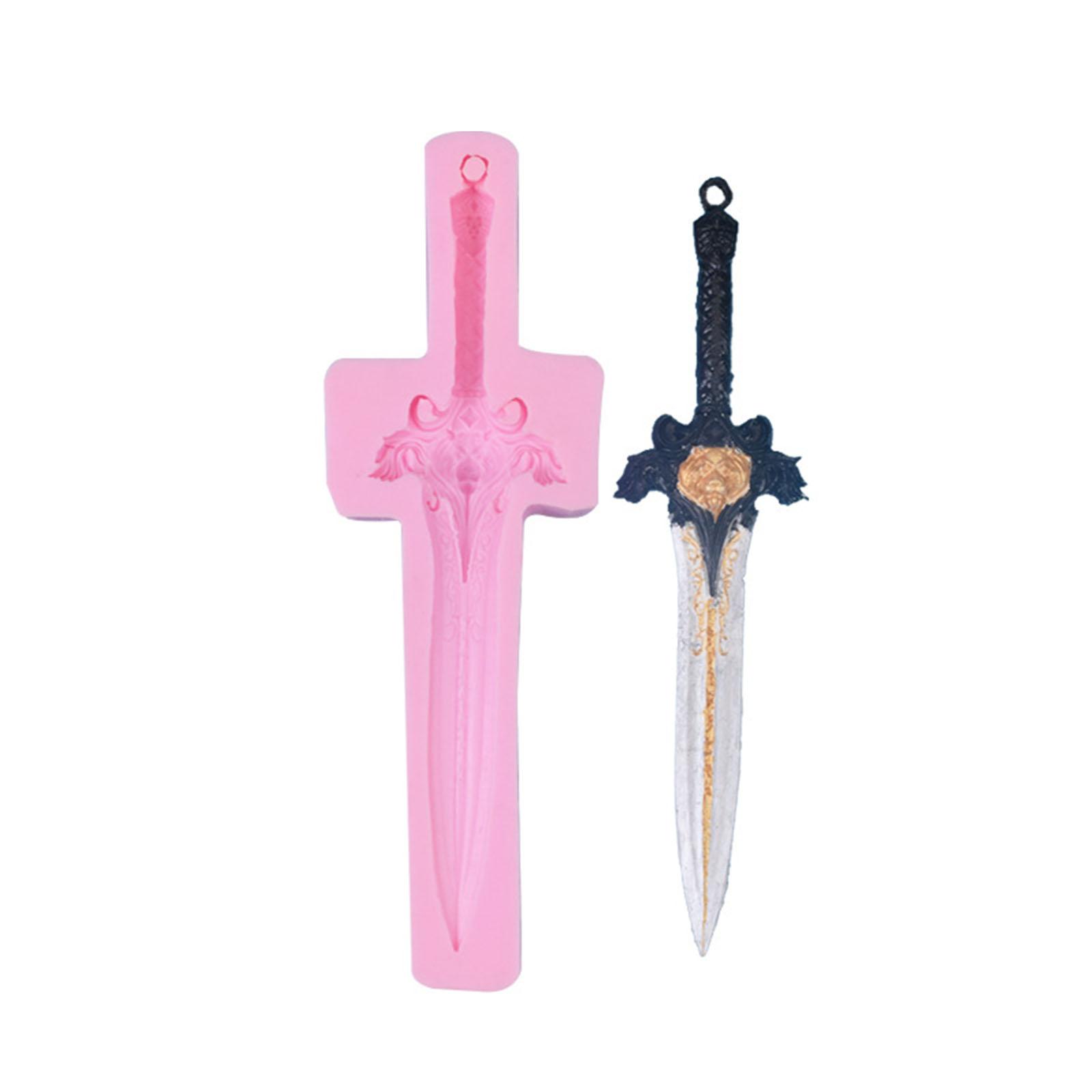 Silicone Cake Molds Dessert Moulds DIY Decorating Mould Sword Shape Silicone Chocolate Molds Bakeware Baking Accessories 1