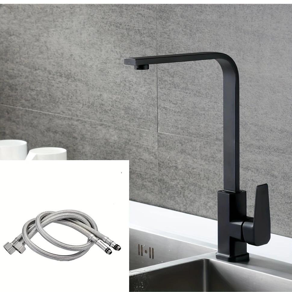 Top Ten Kitchen Faucets Of The Same Style, Hot And Cold Sinks, Stainless Steel Rotatable