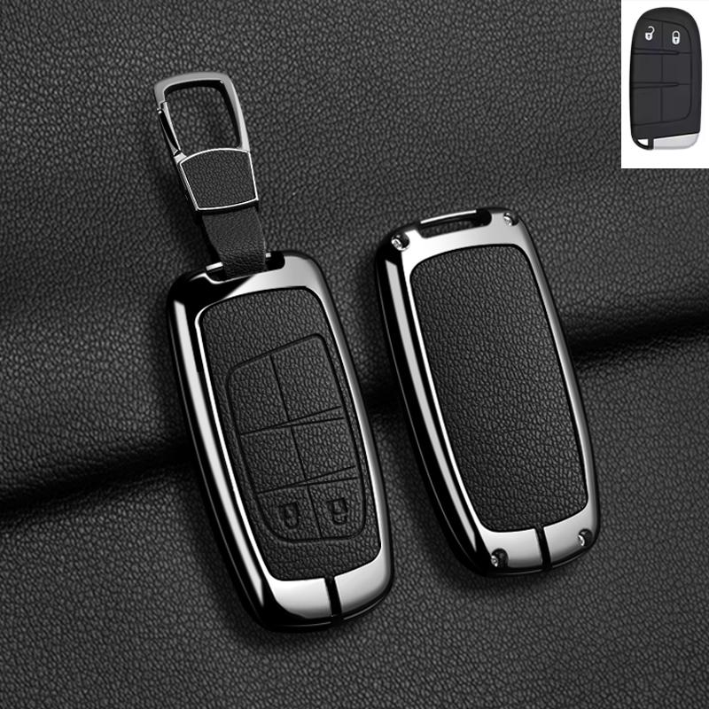 Metal Car Smart Key Case Cover Remote Control Protection Keyless Holder Fob Shell For Fiat Freemont Toro 500L 500X 2016-2018