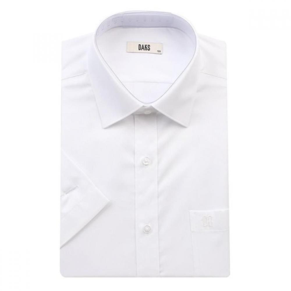 

Daks 26ss Cotton Blend Solid Summer Short Sleeve Regular Fit Dress Shirt Dms3shd DMS3SHDS101-A1/95