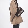 Coach Alie 23 Magnetic Closure Design Fabric And Leather Messenger Bag Small Crossbody Shoulder Bag Medium Women Bags Brown C3756-B4S0M