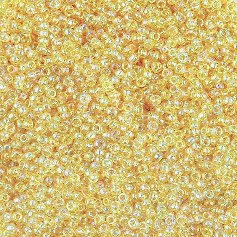 2mm Transparent Iridescent AB Glass Seed Beads for DIY Bracelets