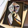 14 Momme 100% Natural Twill Silk Scarf Women Neck Double Side Female Foulard Headband Shawl Wrap Square Hijab Bandana Scarves