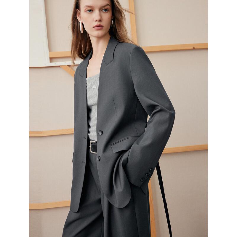 ELLE French Style Straight Shoulder Blazer for Women