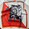 Women Square Scarf Silk Imitation Floral Print  Neckerchief Bandana Lady Shawl Scarves Wrap Head Hair Band Ties