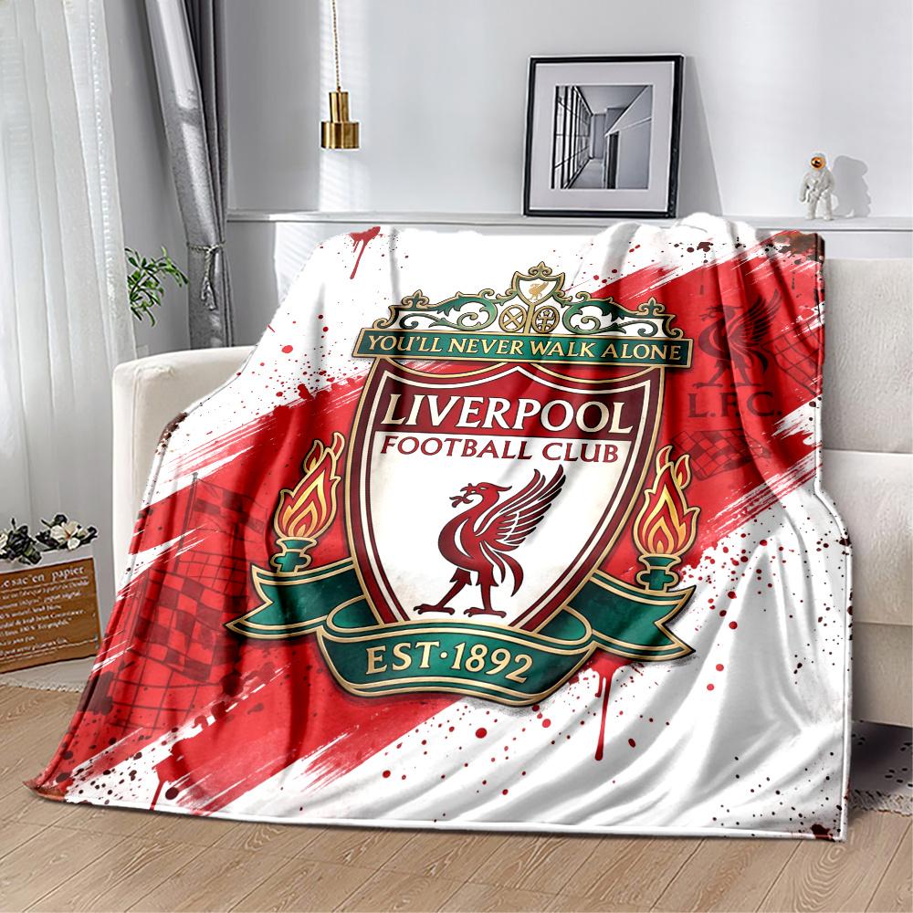 Liverpool Football Club Blanket Soft Warm Cozy Suitable For Office Chair Couch Livingroom For All Occasions Stylish Decor