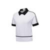 ANEW GOLF Women Mesh Patch Short Sleeve Sweater_Wh