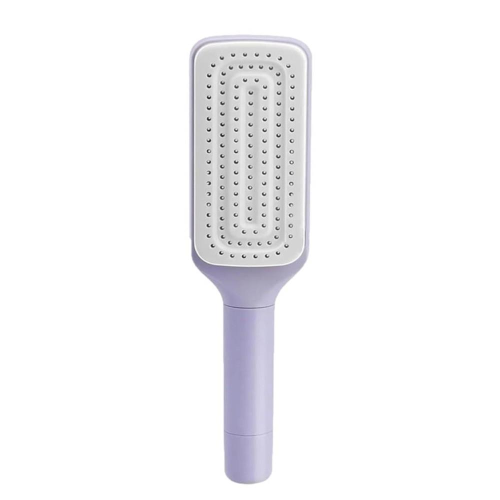 One Key Cleaning Airbag Hair Brush Anti Static Retractable Hair Comb for All Hair Types