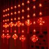 LED Fú Character Lantern Curtain Lights for Home & Courtyard Decor