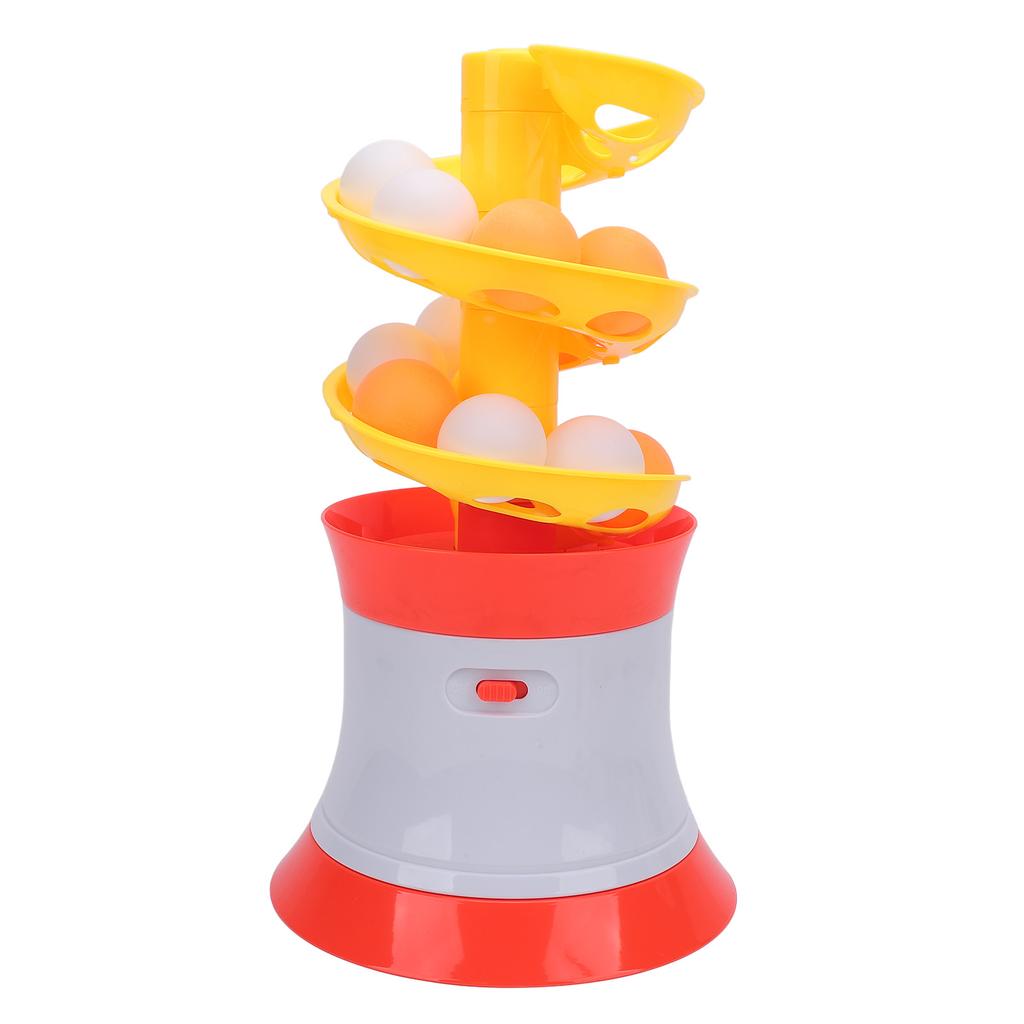 Table Tennis Launcher Portable Table Tennis Trainer Automatic Launcher Robot with Remote Control and 16 Balls
