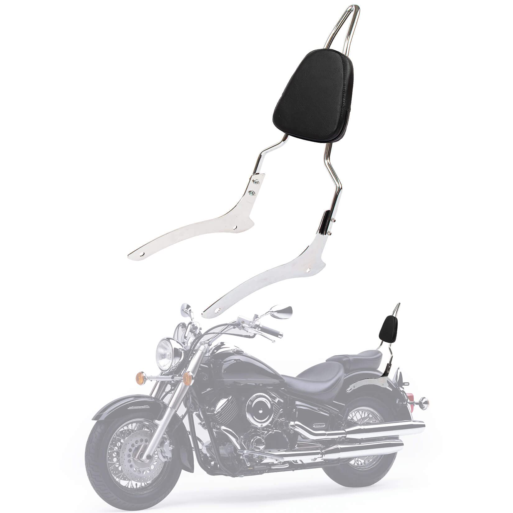 

Мотоциклетный сисси-бар со спинкой для пассажира Yamaha XVS 1100 Classic 2007 2008 2009 2010 2011 Drag Star XVS 1100 Classic 2000 2001 2002 2003 2004 Drag Star