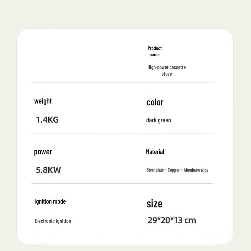 Portable Camping Gas Stove