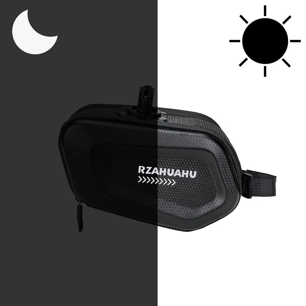 Bicycle Seat Bag Waterproof Impact-resistant Hard Shell Bike Saddle Bag Repair Tools Storage Pack