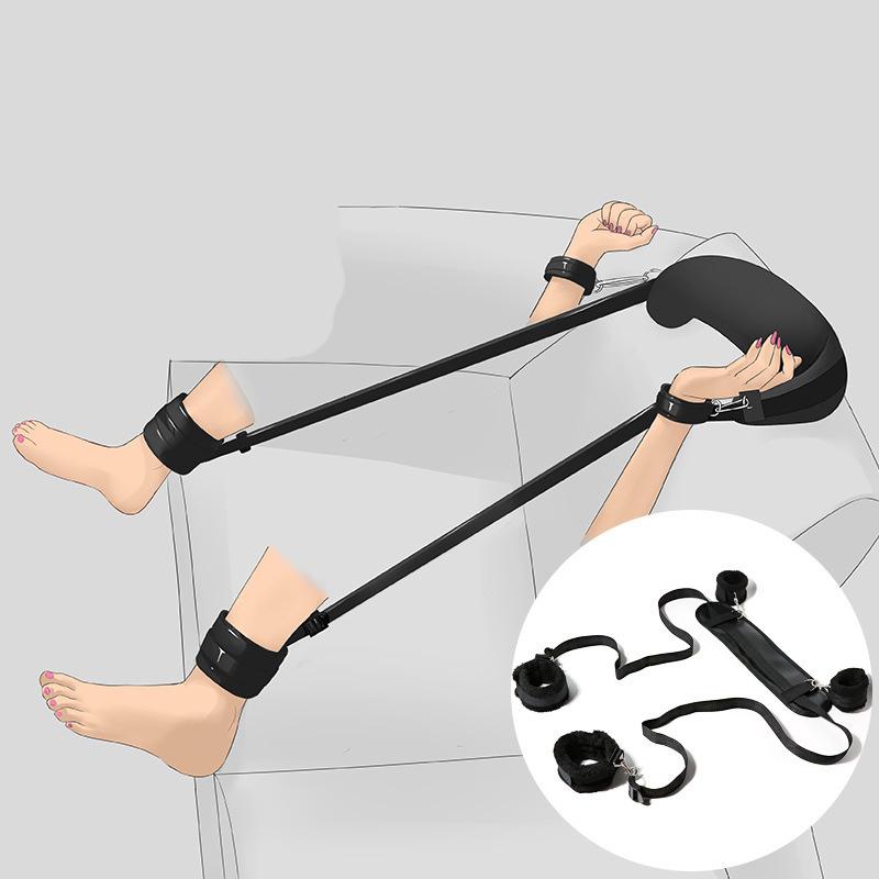 Sexy Erwachsene Weibliche Bein Fessel Bondage Riemen SM Handschellen Bein Manschette Sexspielzeug Sets Paar Bett Fesselung Erwachsene Bondage Produkte