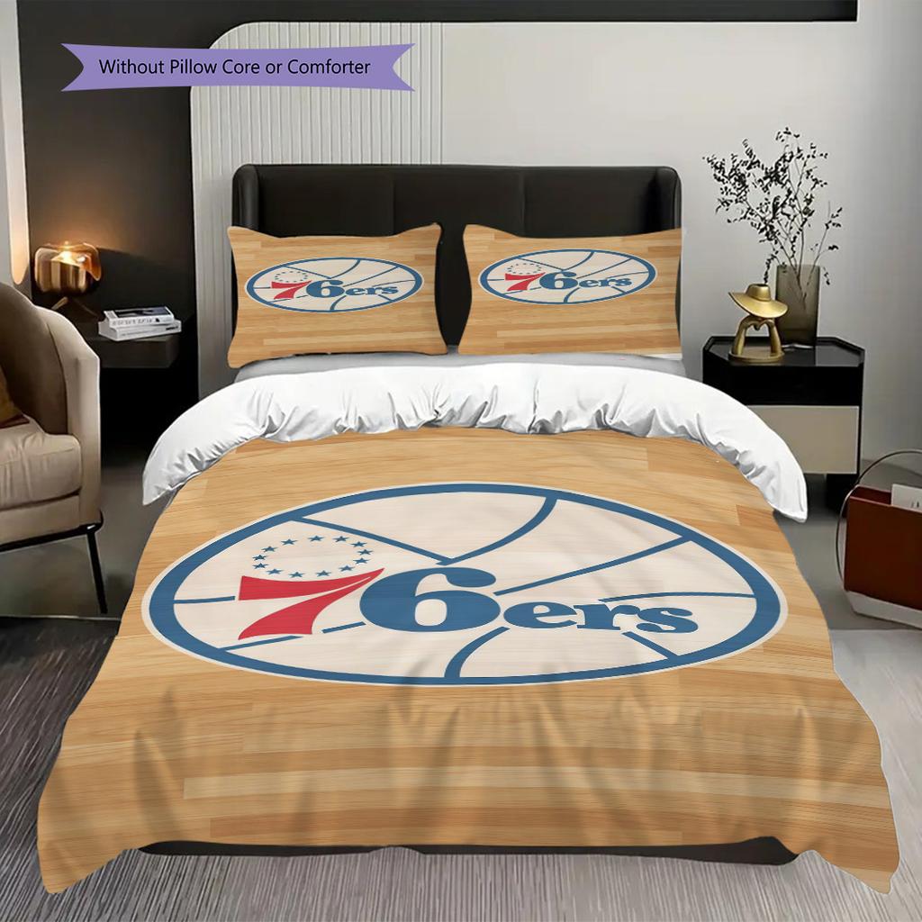 Philadelphia ers Basketball Spirit Bedding(1 * duvet cover + 2 * pillowcase, without core)Christmas birthday gift Duvet cover and pillowcase
