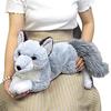 Knee Wolf Plush Toy, Medium, P-4992