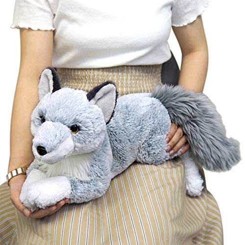 Knee Wolf Plush Toy, Medium, P-4992